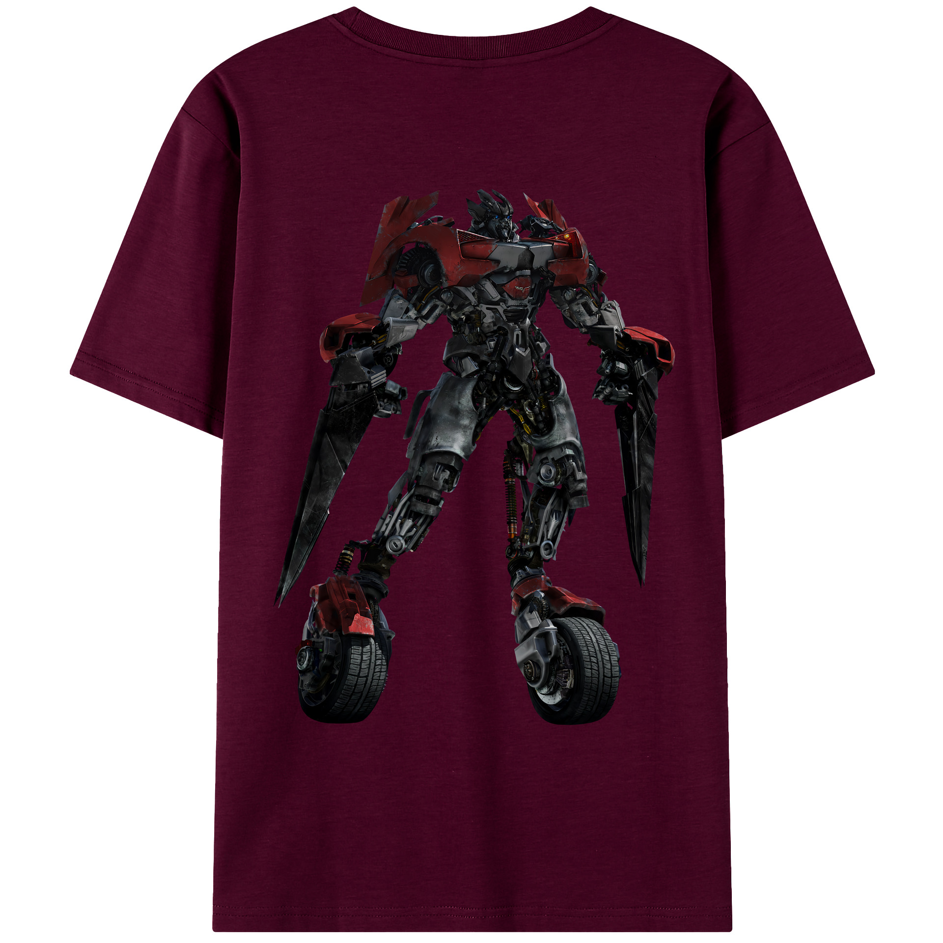 （画像用） Transformers トランスフォーマー レディース半袖Tシャツ(バックプリント)